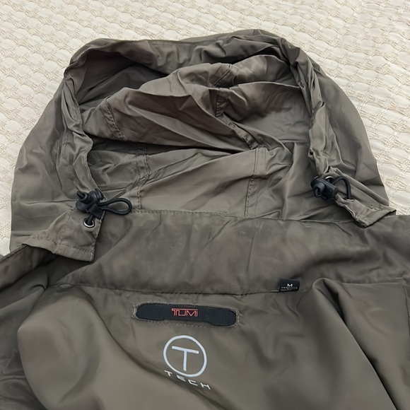 Tumi T Tech Olive Green Utility Lightweight Jacket Size M - Picture 8 of 13